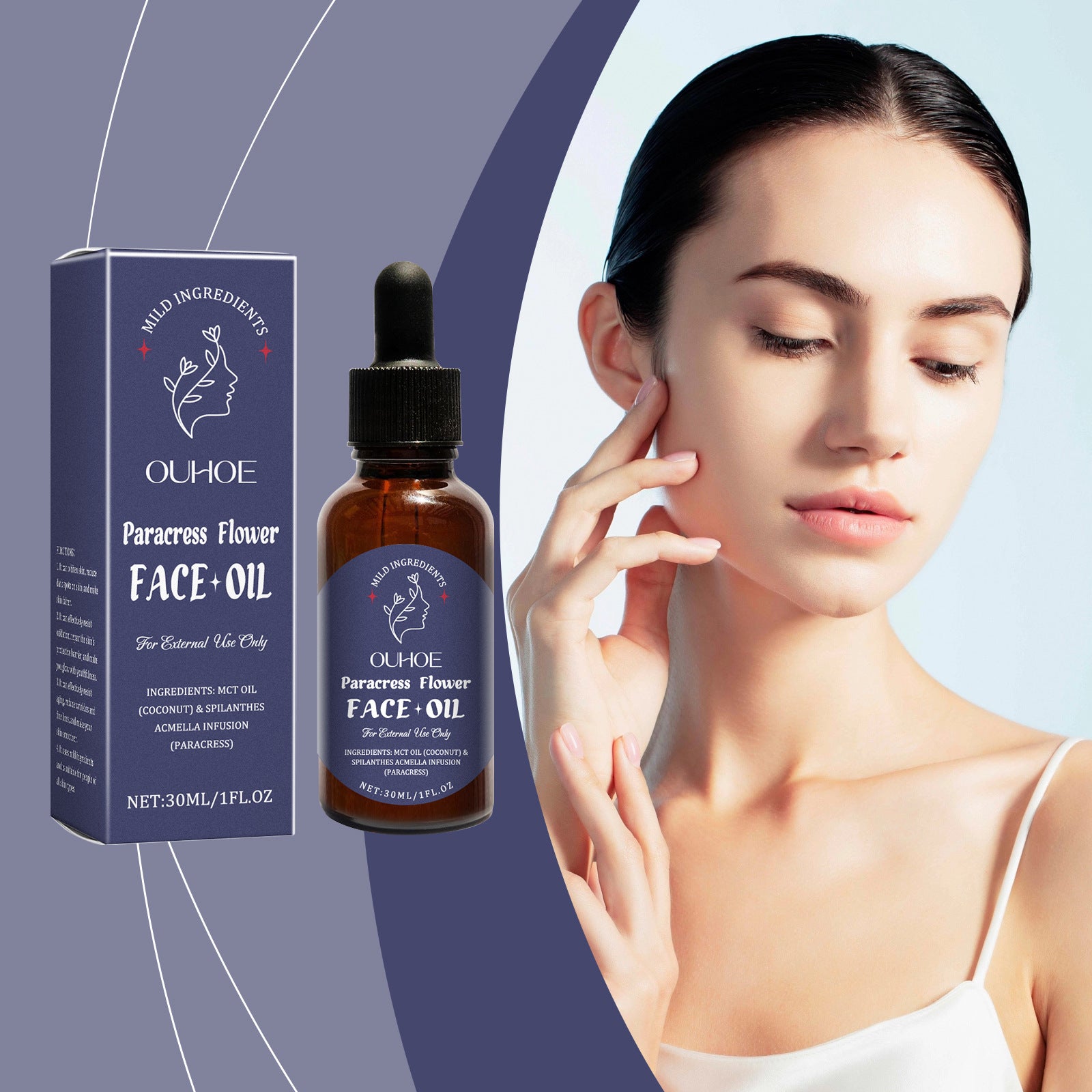 Fading Wrinkle Firming, Delicate And Brightening Skin Daily Facial Treatment Oil